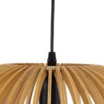 GLOBOSTAR® SCANDINAVIA 01699 Boho Κρεμαστό Φωτιστικό Οροφής με Ντουί 1 x E27 AC 220-240V IP20 - Μπεζ - Μ44 x Π44 x Υ28cm - Image 8