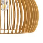 GLOBOSTAR® SCANDINAVIA 01699 Boho Κρεμαστό Φωτιστικό Οροφής με Ντουί 1 x E27 AC 220-240V IP20 - Μπεζ - Μ44 x Π44 x Υ28cm - Image 9