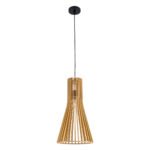 GLOBOSTAR® SCANDINAVIA 01700 Boho Κρεμαστό Φωτιστικό Οροφής με Ντουί 1 x E27 AC 220-240V IP20 - Μπεζ - Μ25 x Π25 x Υ45cm - Image 4