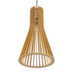 GLOBOSTAR® SCANDINAVIA 01700 Boho Κρεμαστό Φωτιστικό Οροφής με Ντουί 1 x E27 AC 220-240V IP20 - Μπεζ - Μ25 x Π25 x Υ45cm - Image 6