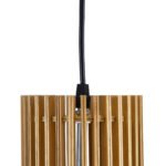 GLOBOSTAR® SCANDINAVIA 01700 Boho Κρεμαστό Φωτιστικό Οροφής με Ντουί 1 x E27 AC 220-240V IP20 - Μπεζ - Μ25 x Π25 x Υ45cm - Image 8