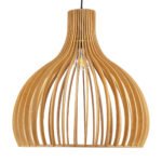 GLOBOSTAR® SCANDINAVIA 01701 Boho Κρεμαστό Φωτιστικό Οροφής με Ντουί 1 x E27 AC 220-240V IP20 - Μπεζ - Μ45 x Π45 x Υ45cm - Image 5
