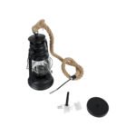 GLOBOSTAR® BARBAROSSA 01704 Vintage Κρεμαστό Φωτιστικό Οροφής με Ντουί 1 x E27 AC 220-240V IP20 - Μαύρο - Μ18 x Π18 x Υ28cm - Image 10