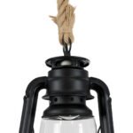 GLOBOSTAR® BARBAROSSA 01704 Vintage Κρεμαστό Φωτιστικό Οροφής με Ντουί 1 x E27 AC 220-240V IP20 - Μαύρο - Μ18 x Π18 x Υ28cm - Image 7