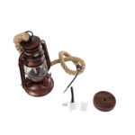 GLOBOSTAR® BARBAROSSA 01707 Vintage Κρεμαστό Φωτιστικό Οροφής με Ντουί 1 x E27 AC 220-240V IP20 - Χάλκινο - Μ18 x Π18 x Υ28cm - Image 10