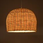 GLOBOSTAR® BERMUDA 01708 Boho Κρεμαστό Φωτιστικό Οροφής με Ντουί 1 x E27 AC 220-240V IP20 - Μπεζ - Μ31 x Π31 x Y22cm - Image 3