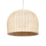 GLOBOSTAR® BERMUDA 01708 Boho Κρεμαστό Φωτιστικό Οροφής με Ντουί 1 x E27 AC 220-240V IP20 - Μπεζ - Μ31 x Π31 x Y22cm - Image 6