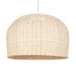 GLOBOSTAR® BERMUDA 01709 Boho Κρεμαστό Φωτιστικό Οροφής με Ντουί 1 x E27 AC 220-240V IP20 - Μπεζ - Μ50 x Π50 x Y34cm