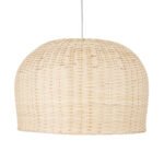 GLOBOSTAR® BERMUDA 01709 Boho Κρεμαστό Φωτιστικό Οροφής με Ντουί 1 x E27 AC 220-240V IP20 - Μπεζ - Μ50 x Π50 x Y34cm - Image 5