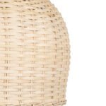 GLOBOSTAR® BERMUDA 01709 Boho Κρεμαστό Φωτιστικό Οροφής με Ντουί 1 x E27 AC 220-240V IP20 - Μπεζ - Μ50 x Π50 x Y34cm - Image 7