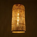 GLOBOSTAR® CALERO 01710 Boho Κρεμαστό Φωτιστικό Οροφής με Ντουί 1 x E27 AC 220-240V IP20 - Μπεζ - Μ25 x Π25 x Υ50cm - Image 3