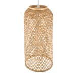 GLOBOSTAR® CALERO 01710 Boho Κρεμαστό Φωτιστικό Οροφής με Ντουί 1 x E27 AC 220-240V IP20 - Μπεζ - Μ25 x Π25 x Υ50cm - Image 7