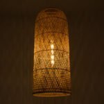 GLOBOSTAR® CALERO 01712 Boho Κρεμαστό Φωτιστικό Οροφής με Ντουί 1 x E27 AC 220-240V IP20 - Μπεζ - Μ40 x Π40 x Υ90cm - Image 3