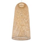 GLOBOSTAR® CALERO 01712 Boho Κρεμαστό Φωτιστικό Οροφής με Ντουί 1 x E27 AC 220-240V IP20 - Μπεζ - Μ40 x Π40 x Υ90cm - Image 6