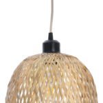 GLOBOSTAR® MANILA 01713 Boho Κρεμαστό Φωτιστικό Οροφής με Ντουί 1 x E27 AC 220-240V IP20 - Μπεζ - Μ25 x Π25 x Υ60cm - Image 8