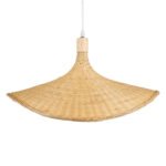 GLOBOSTAR® CUBA 01719 Boho Κρεμαστό Φωτιστικό Οροφής με Ντουί 1 x E27 AC 220-240V IP20 - Μπεζ - Μ53 x Π53 x Υ30cm - Image 8