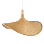 GLOBOSTAR® CUBA 01721 Boho Κρεμαστό Φωτιστικό Οροφής με Ντουί 1 x E27 AC 220-240V IP20 - Μπεζ - Μ63 x Π63 x Υ32cm - Image 7