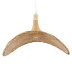 GLOBOSTAR® CUBA 01721 Boho Κρεμαστό Φωτιστικό Οροφής με Ντουί 1 x E27 AC 220-240V IP20 - Μπεζ - Μ63 x Π63 x Υ32cm - Image 9