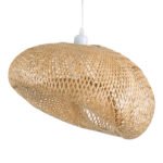 GLOBOSTAR® CARIBBEAN 01723 Boho Κρεμαστό Φωτιστικό Οροφής με Ντουί 1 x E27 AC 220-240V IP20 - Μπεζ - Μ45 x Π45 x Υ24cm - Image 5
