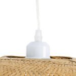 GLOBOSTAR® CARIBBEAN 01723 Boho Κρεμαστό Φωτιστικό Οροφής με Ντουί 1 x E27 AC 220-240V IP20 - Μπεζ - Μ45 x Π45 x Υ24cm - Image 7
