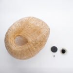 GLOBOSTAR® CARIBBEAN 01724 Boho Κρεμαστό Φωτιστικό Οροφής με Ντουί 1 x E27 AC 220-240V IP20 - Μπεζ - Μ60 x Π60 x Υ38cm - Image 10