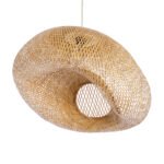 GLOBOSTAR® CARIBBEAN 01724 Boho Κρεμαστό Φωτιστικό Οροφής με Ντουί 1 x E27 AC 220-240V IP20 - Μπεζ - Μ60 x Π60 x Υ38cm - Image 2