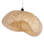 GLOBOSTAR® CARIBBEAN 01724 Boho Κρεμαστό Φωτιστικό Οροφής με Ντουί 1 x E27 AC 220-240V IP20 - Μπεζ - Μ60 x Π60 x Υ38cm - Image 5