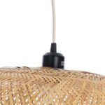 GLOBOSTAR® CARIBBEAN 01724 Boho Κρεμαστό Φωτιστικό Οροφής με Ντουί 1 x E27 AC 220-240V IP20 - Μπεζ - Μ60 x Π60 x Υ38cm - Image 7