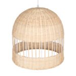 GLOBOSTAR® LUCIA 01725 Boho Κρεμαστό Φωτιστικό Οροφής με Ντουί 1 x E27 AC 220-240V IP20 - Μπεζ - Μ40 x Π40 x Y34cm - Image 7