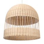 GLOBOSTAR® LUCIA 01726 Boho Κρεμαστό Φωτιστικό Οροφής με Ντουί 1 x E27 AC 220-240V IP20 - Μπεζ - Μ60 x Π60 x Y60cm - Image 6