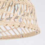 GLOBOSTAR® COMORES 01727 Boho Κρεμαστό Φωτιστικό Οροφής με Ντουί 1 x E27 AC 220-240V IP20 - Μπεζ - Μ40 x Π40 x Y20cm - Image 9