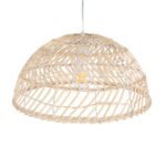 GLOBOSTAR® COMORES 01727 Boho Κρεμαστό Φωτιστικό Οροφής με Ντουί 1 x E27 AC 220-240V IP20 - Μπεζ - Μ40 x Π40 x Y20cm - Image 7