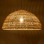 GLOBOSTAR® COMORES 01728 Boho Κρεμαστό Φωτιστικό Οροφής με Ντουί 1 x E27 AC 220-240V IP20 - Μπεζ - Μ60 x Π60 x Y29cm - Image 3