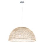 GLOBOSTAR® COMORES 01728 Boho Κρεμαστό Φωτιστικό Οροφής με Ντουί 1 x E27 AC 220-240V IP20 - Μπεζ - Μ60 x Π60 x Y29cm - Image 4