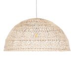 GLOBOSTAR® COMORES 01728 Boho Κρεμαστό Φωτιστικό Οροφής με Ντουί 1 x E27 AC 220-240V IP20 - Μπεζ - Μ60 x Π60 x Y29cm - Image 5