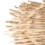 GLOBOSTAR® MINORCA 01729 Boho Κρεμαστό Φωτιστικό Οροφής με Ντουί 1 x E27 AC 220-240V IP20 - Μπεζ - Μ30 x Π30 x Υ18cm - Image 8