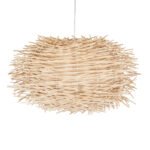 GLOBOSTAR® MINORCA 01731 Boho Κρεμαστό Φωτιστικό Οροφής με Ντουί 1 x E27 AC 220-240V IP20 - Μπεζ - Μ60 x Π60 x Y35cm - Image 7