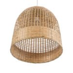 GLOBOSTAR® BORA-BORA 01735 Boho Κρεμαστό Φωτιστικό Οροφής με Ντουί 1 x E27 AC 220-240V IP20 - Μπεζ - Μ42 x Π42 x Υ44cm - Image 6