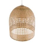 GLOBOSTAR® BORA-BORA 01735 Boho Κρεμαστό Φωτιστικό Οροφής με Ντουί 1 x E27 AC 220-240V IP20 - Μπεζ - Μ42 x Π42 x Υ44cm - Image 7