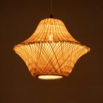 GLOBOSTAR® JUNIPER 01737 Boho Κρεμαστό Φωτιστικό Οροφής με Ντουί 1 x E27 AC 220-240V IP20 - Μπεζ - Μ45 x Π45 x Υ40cm - Image 3