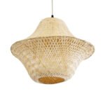 GLOBOSTAR® JUNIPER 01737 Boho Κρεμαστό Φωτιστικό Οροφής με Ντουί 1 x E27 AC 220-240V IP20 - Μπεζ - Μ45 x Π45 x Υ40cm - Image 6