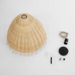 GLOBOSTAR® AQUATIC 01742 Boho Κρεμαστό Φωτιστικό Οροφής με Ντουί 1 x E27 AC 220-240V IP20 - Μπεζ - Μ40 x Π40 x Υ36cm - Image 11