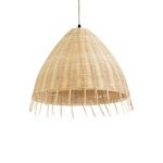 GLOBOSTAR® AQUATIC 01742 Boho Κρεμαστό Φωτιστικό Οροφής με Ντουί 1 x E27 AC 220-240V IP20 - Μπεζ - Μ40 x Π40 x Υ36cm - Image 2