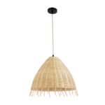 GLOBOSTAR® AQUATIC 01742 Boho Κρεμαστό Φωτιστικό Οροφής με Ντουί 1 x E27 AC 220-240V IP20 - Μπεζ - Μ40 x Π40 x Υ36cm - Image 4