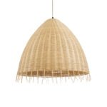 GLOBOSTAR® AQUATIC 01743 Boho Κρεμαστό Φωτιστικό Οροφής με Ντουί 1 x E27 AC 220-240V IP20 - Μπεζ - Μ60 x Π60 x Υ60cm - Image 2