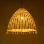 GLOBOSTAR® AQUATIC 01743 Boho Κρεμαστό Φωτιστικό Οροφής με Ντουί 1 x E27 AC 220-240V IP20 - Μπεζ - Μ60 x Π60 x Υ60cm - Image 3