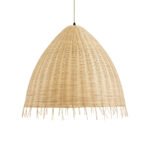 GLOBOSTAR® AQUATIC 01743 Boho Κρεμαστό Φωτιστικό Οροφής με Ντουί 1 x E27 AC 220-240V IP20 - Μπεζ - Μ60 x Π60 x Υ60cm - Image 5