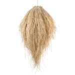 GLOBOSTAR® ARCHIPELAGO 01747 Boho Κρεμαστό Φωτιστικό Οροφής με Ντουί 1 x E27 AC 220-240V IP20 - Μπεζ - Μ30 x Π30 x Υ63cm - Image 6