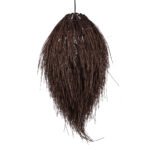 GLOBOSTAR® ARCHIPELAGO 01748 Boho Κρεμαστό Φωτιστικό Οροφής με Ντουί 1 x E27 AC 220-240V IP20 - Καφέ - Μ30 x Π30 x Υ63cm - Image 6