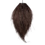 GLOBOSTAR® ARCHIPELAGO 01748 Boho Κρεμαστό Φωτιστικό Οροφής με Ντουί 1 x E27 AC 220-240V IP20 - Καφέ - Μ30 x Π30 x Υ63cm - Image 7